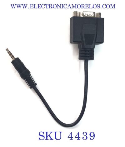 CABLE SERIAL  A  AUXILIAR 3.5 M. ORIGINAL LG  PARA MONITORES  Y TVS.  LG  “NUEVO“/ NUMERO DE PARTE EAD62707902 / MODELOS 22SM3BB / 32SE3B-B /  42SH7DB-B /  43SE3B-4 / 49SE3DB / 55EF5C-M2V / 65SE3BB / 75UH5CB / 86TR3DB / LCLG001 / WP320 BB295824